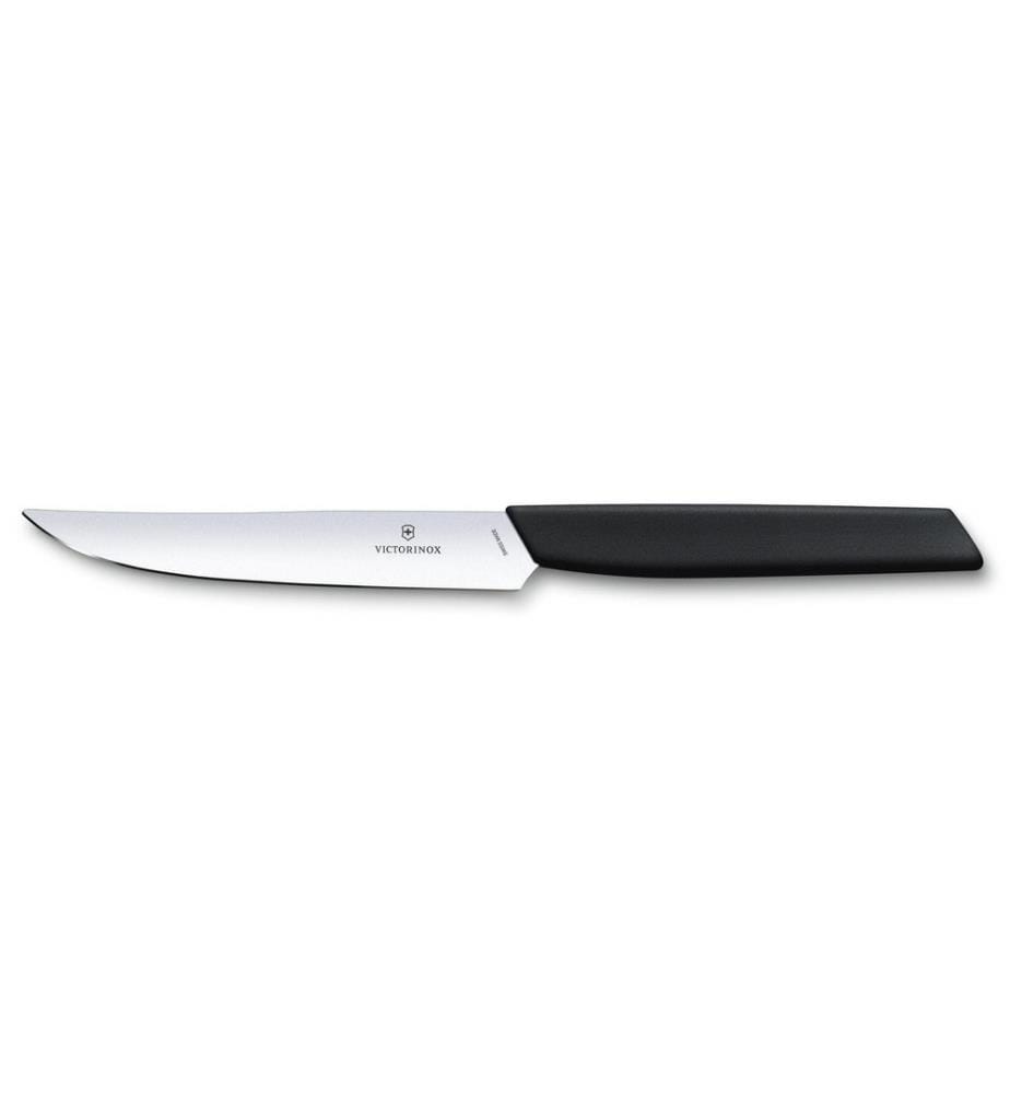 VICTORINOX - Couteau à steak Swiss Modern Coupe droite, 1 Pièce/s, Noir