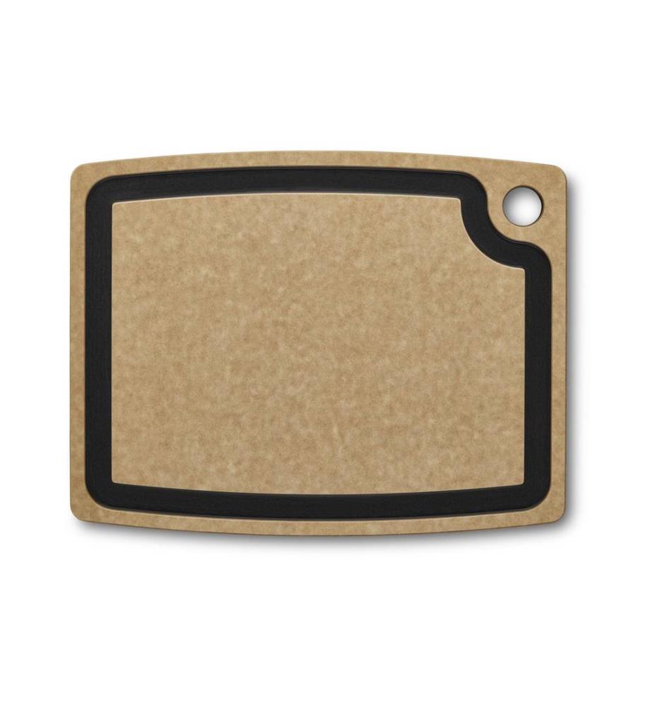 VICTORINOX - Planche à découper Kitchen Rainure à jus, 36.8 cm x 28.5 cm, Beige