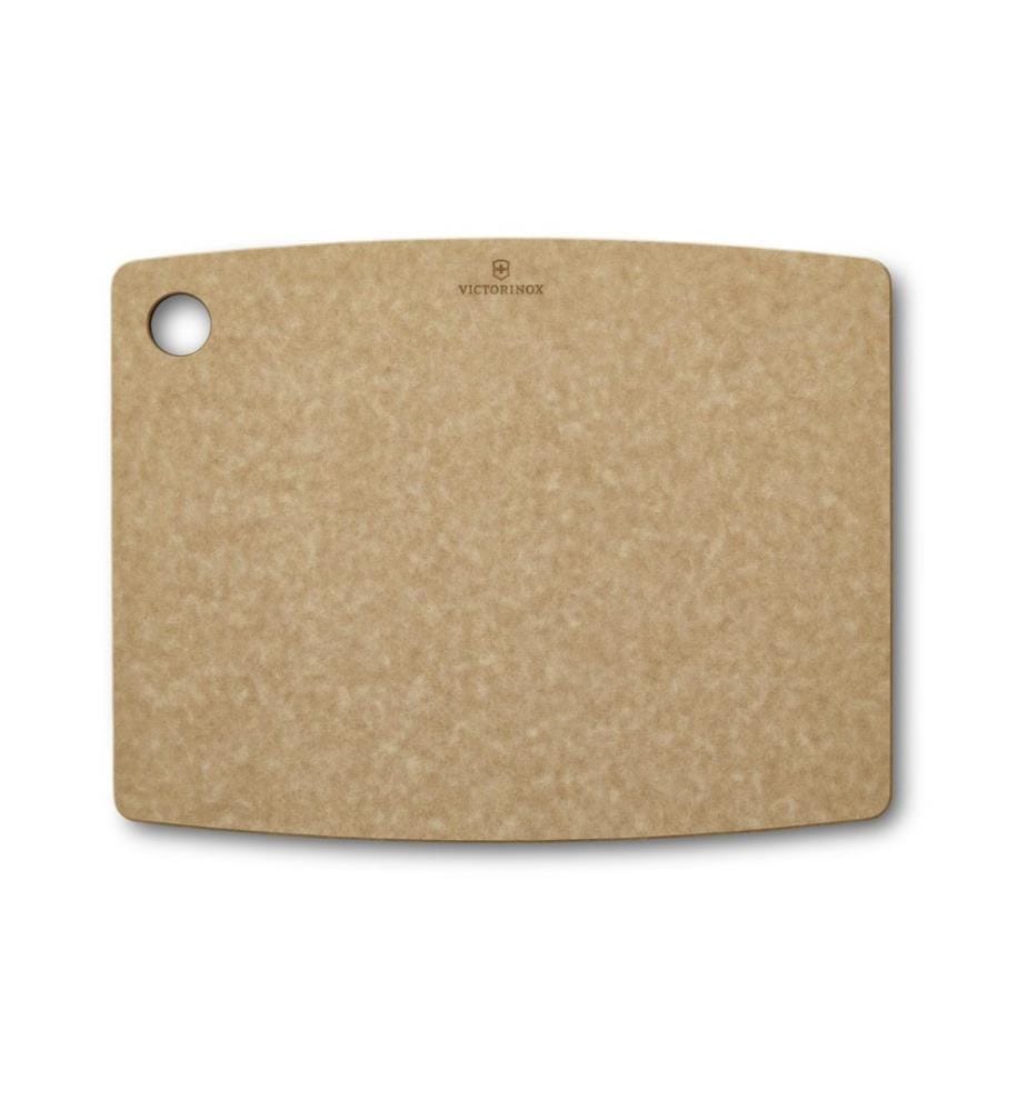 VICTORINOX - Planche à découper Kitchen Rainure à jus, 36.8 cm x 28.5 cm, Beige