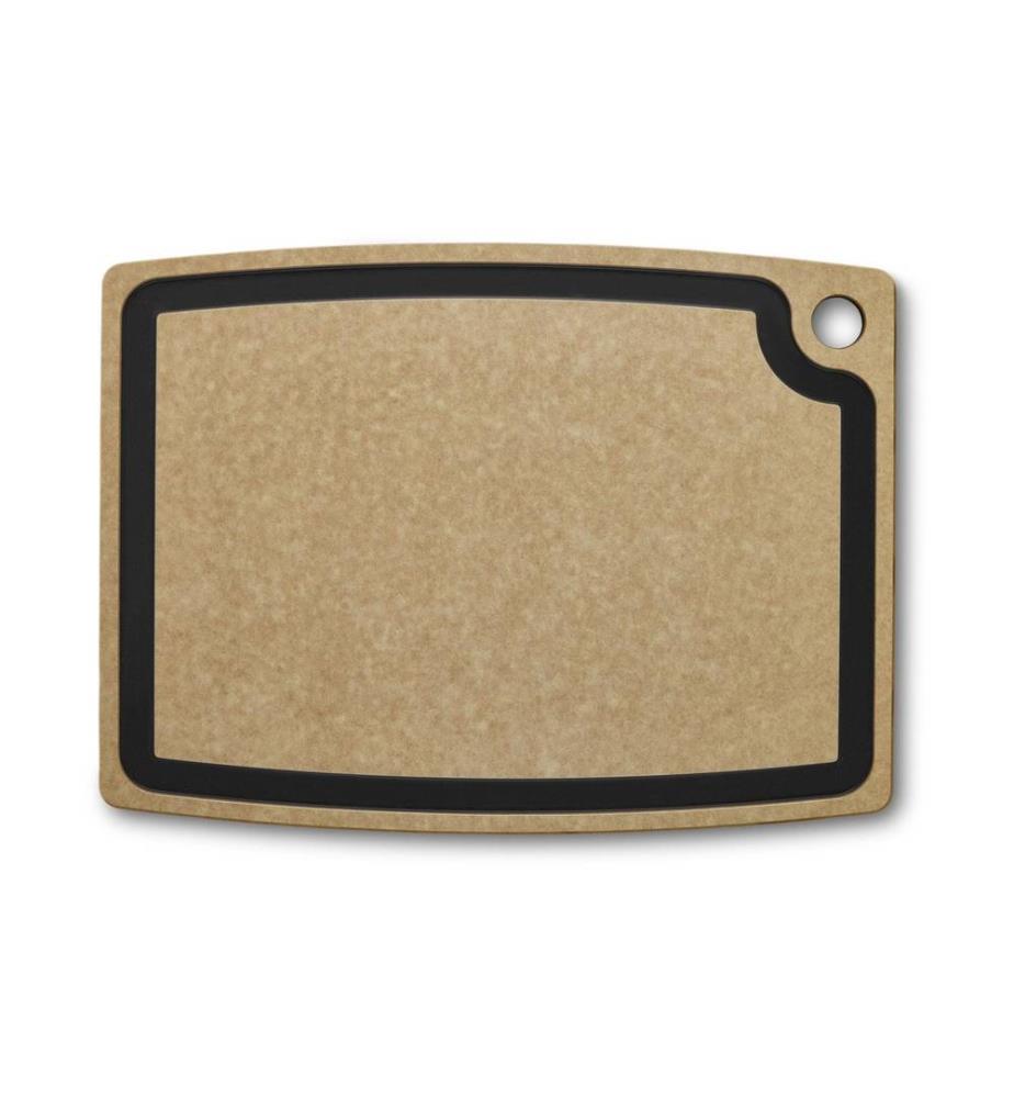 VICTORINOX - Planche à découper Kitchen Rainure à jus, 44.4 cm x 33 cm, Beige