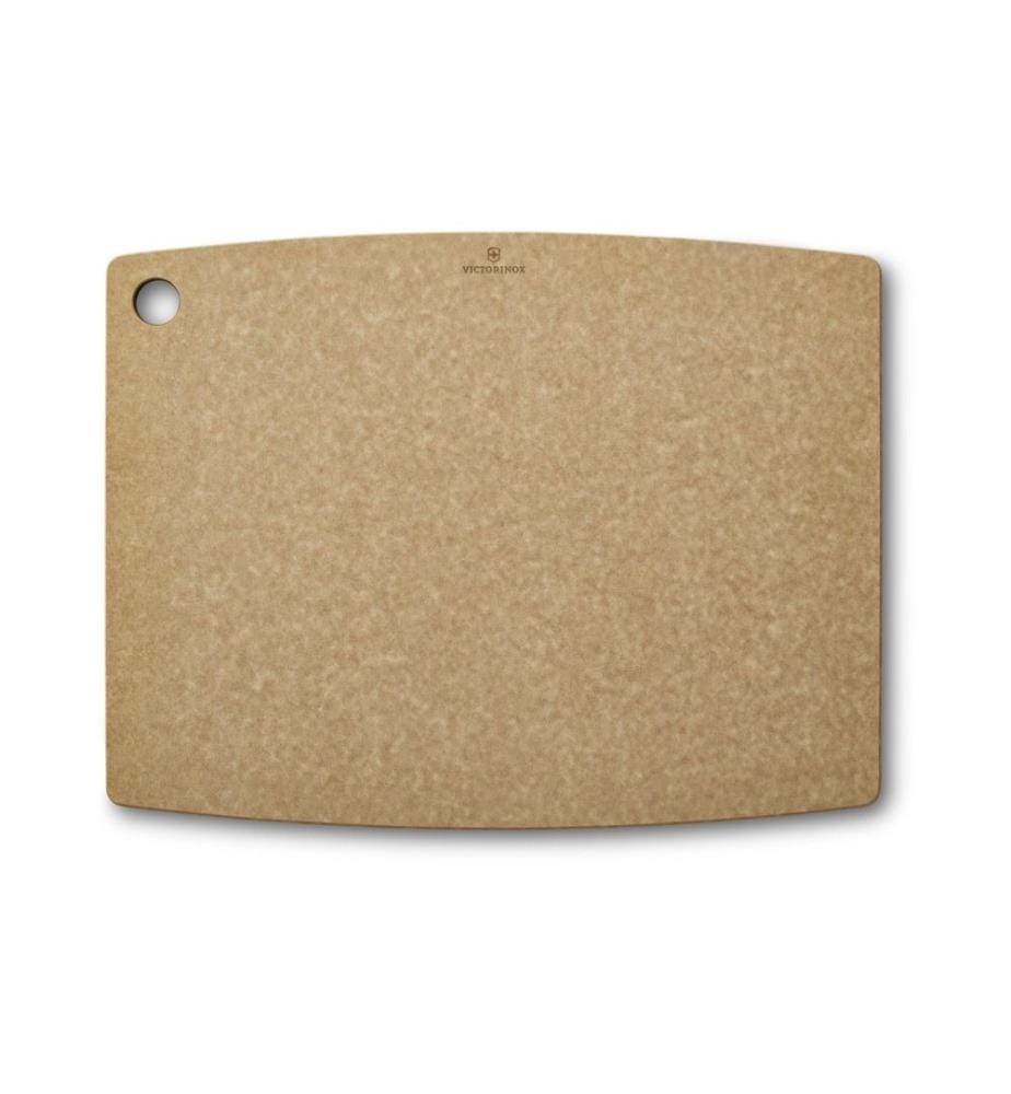 VICTORINOX - Planche à découper Kitchen Rainure à jus, 49.5 cm x 38.1 cm, Beige