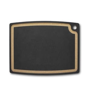 VICTORINOX - Planche à découper Kitchen Rainure à jus, 49.5 cm x 38.1 cm, Noir