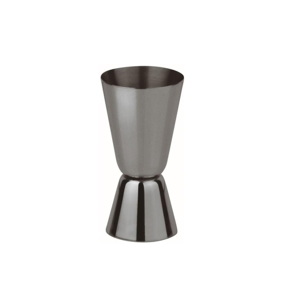 PADERNO - Cocktail-Doppelmass 40/20 ml, Grau/Schwarz