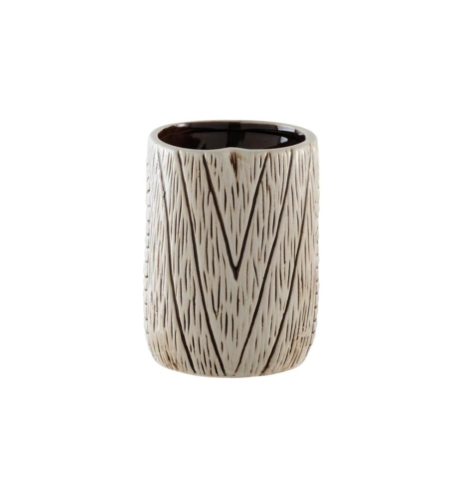 PADERNO - Cocktailbecher Tiki 600 ml, 1 Stück, Braun
