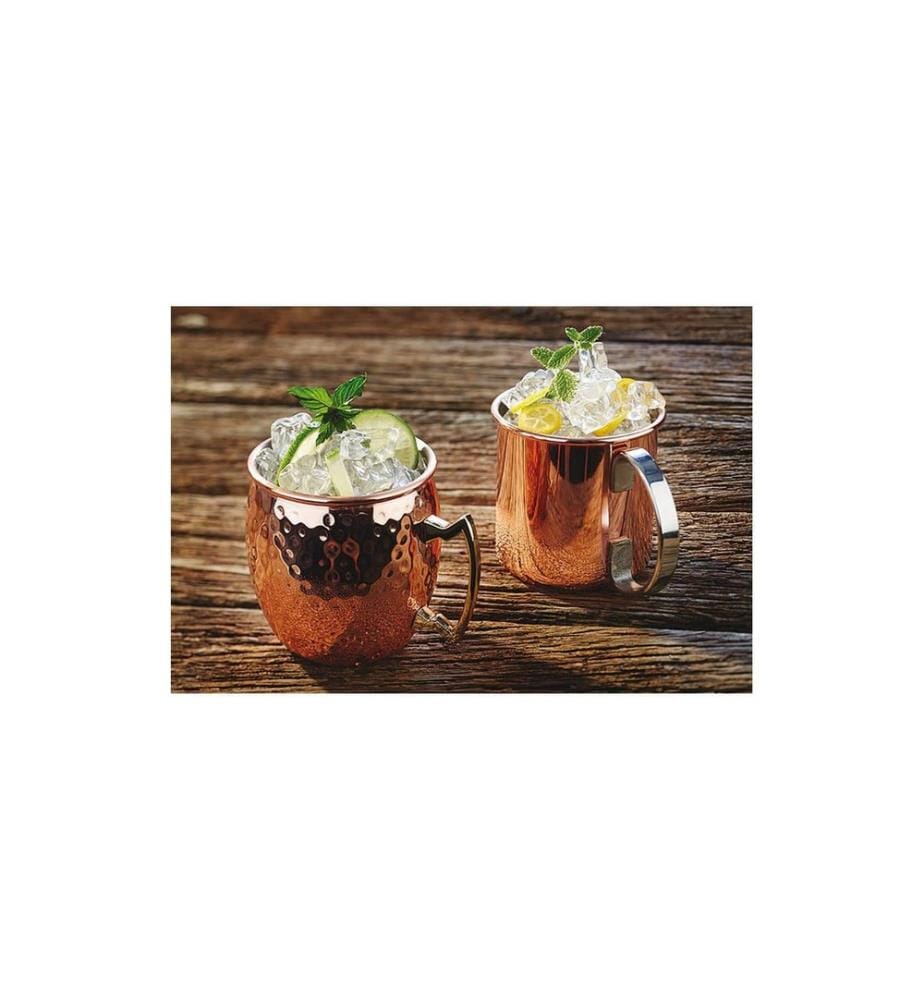 PADERNO - Cocktailbecher Moscow Mule Glatt, 500 ml, 1 Stück, Kupfer