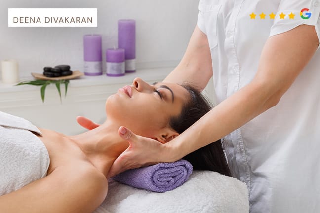 Indian Head and Face Spa Ritual mit 15 Schritten