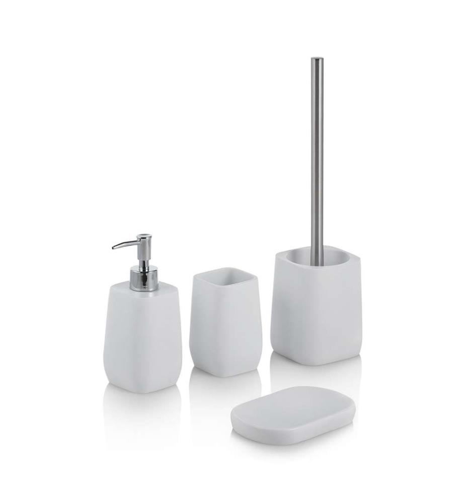 Badezimmer-Set 4-teilig Smart - Weiss