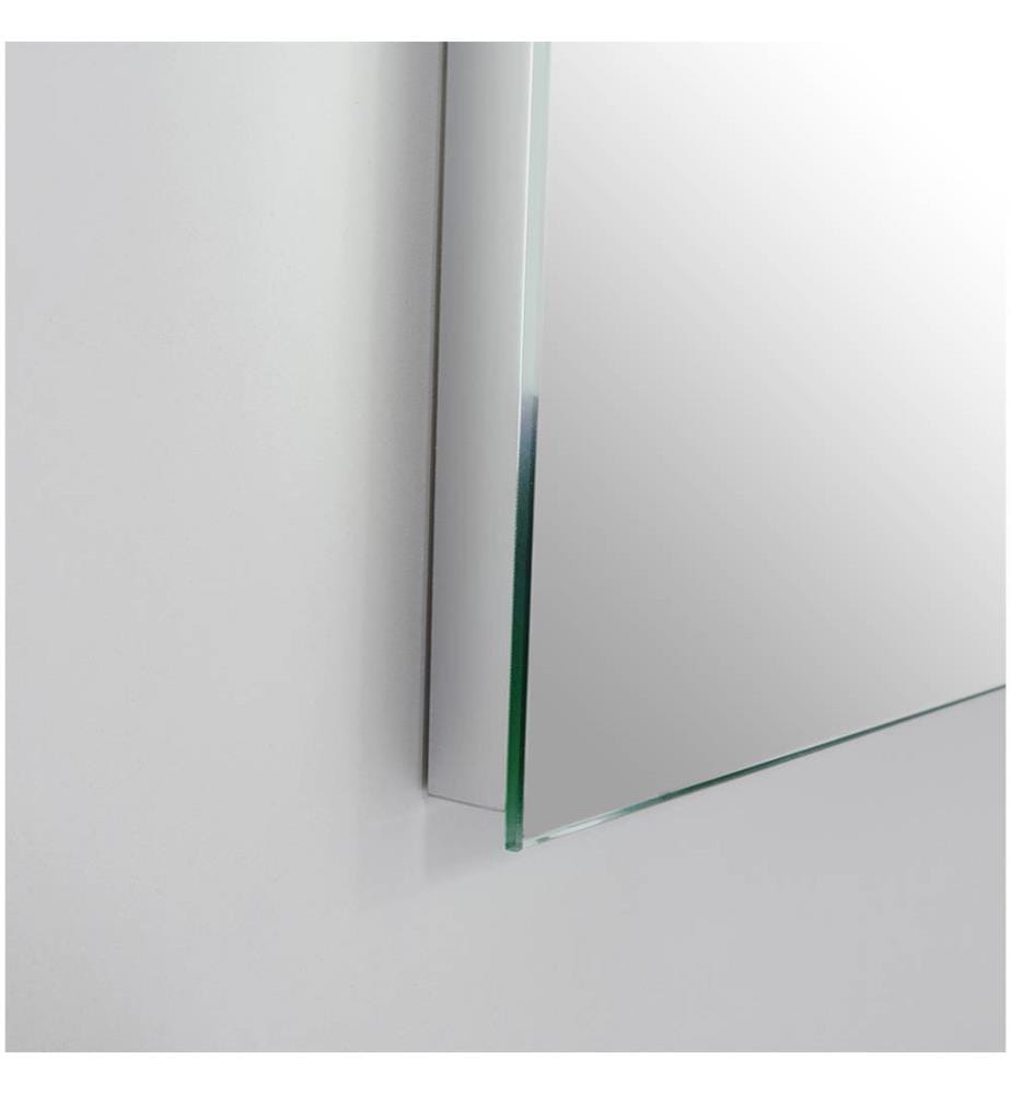 Mirror with LED Lighting Aiko - White