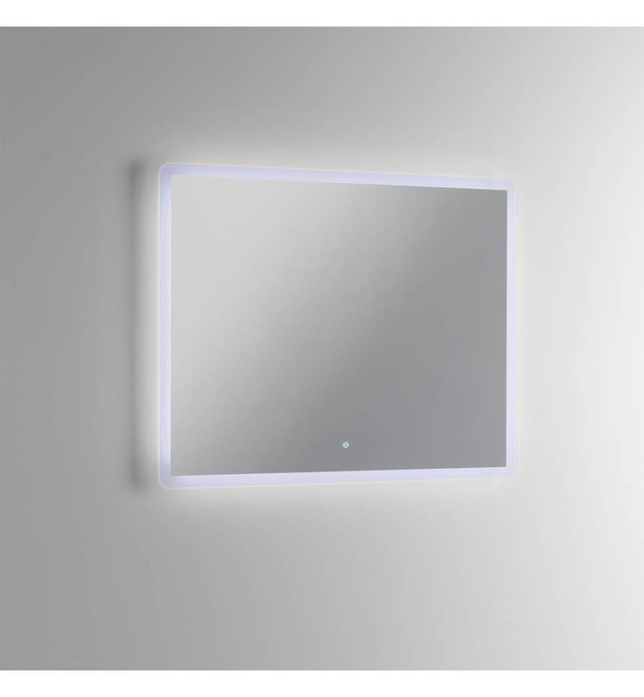 Specchio con LED Luna - Argento