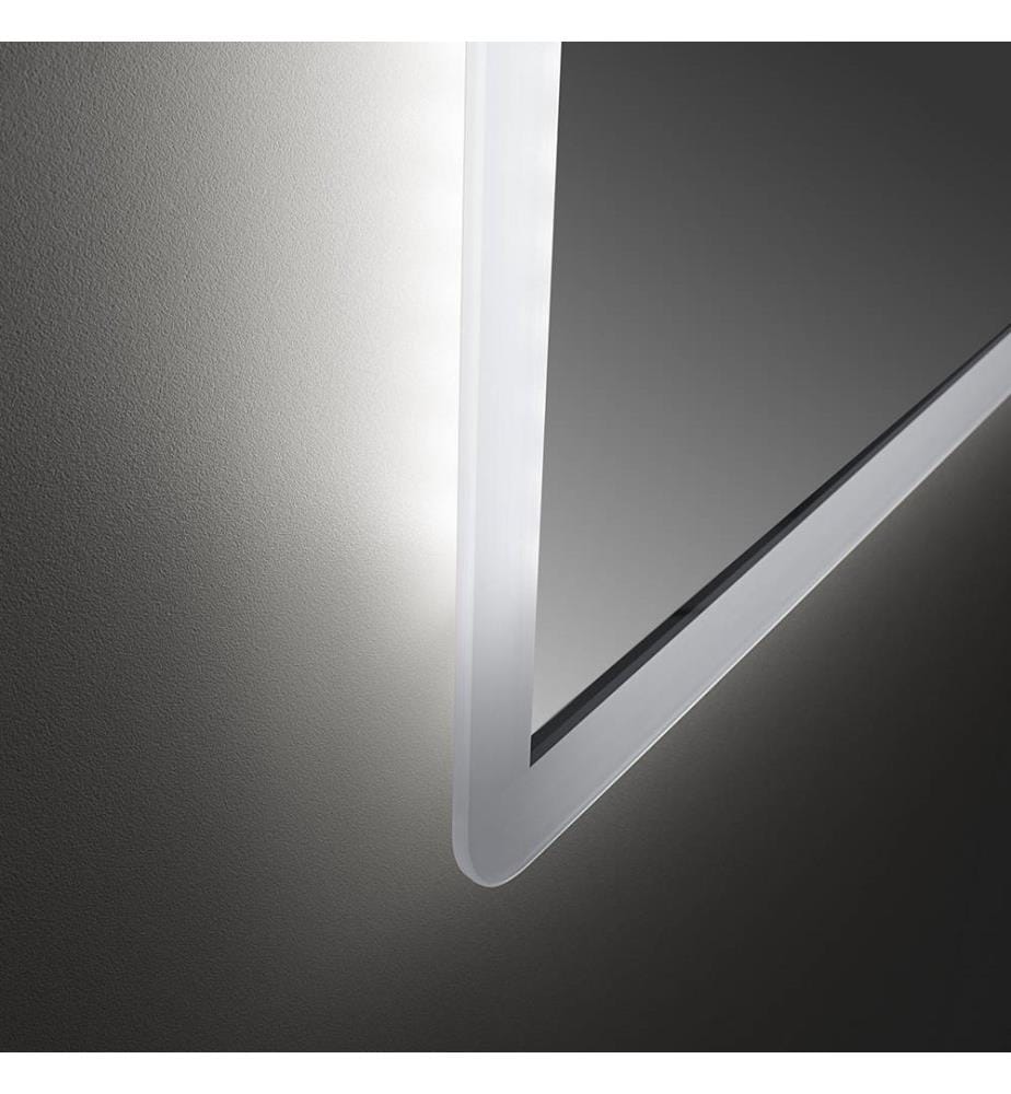 Specchio con LED Luna - Argento