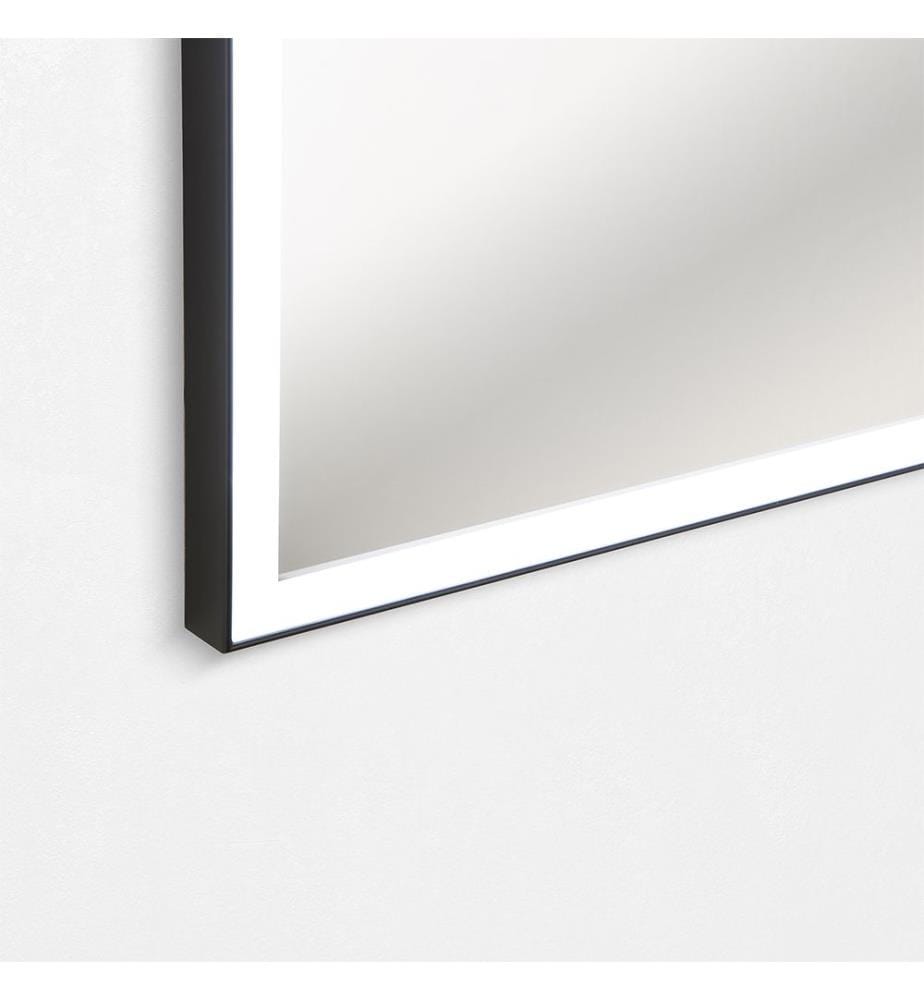 Mirror With Led Navarro - Black 