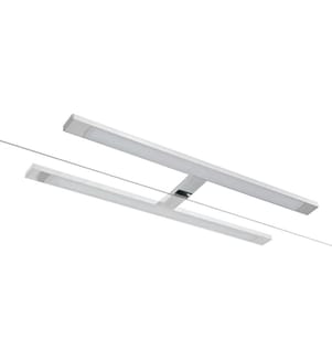 LED-SpiegellampePales-l - Silber