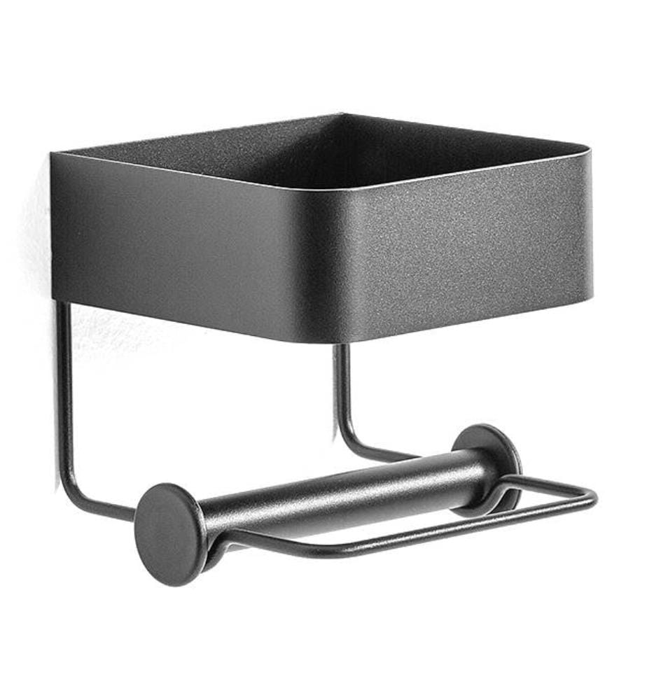 Toilettenpapierhalter Shima - Schwarz