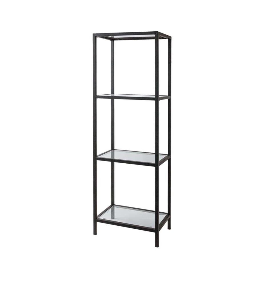 Sirk Regal - 36x24x113 cm - Schwarz