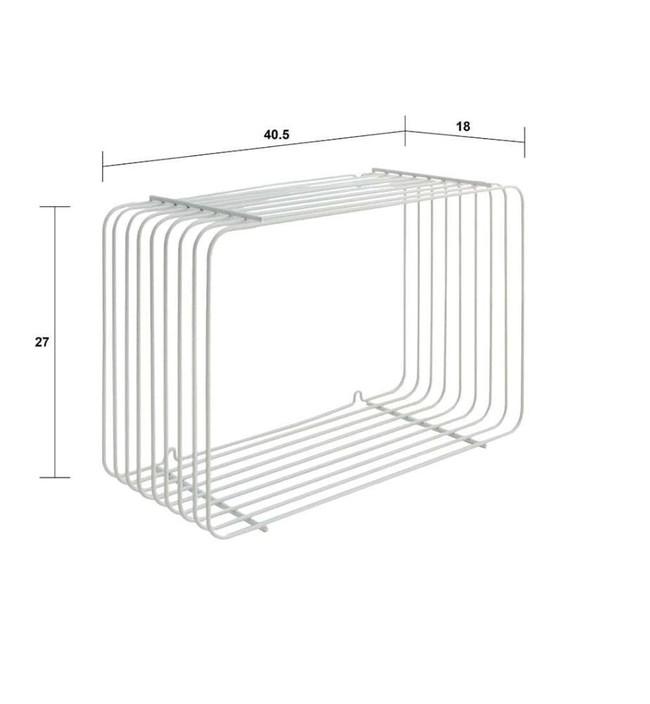 Yo Wall Shelf - 40.5x18x27 cm - White