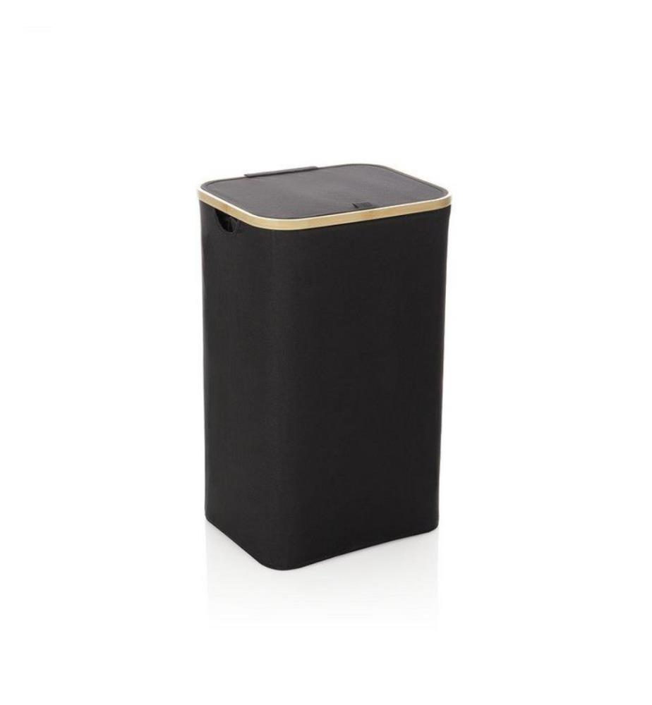 Krib Cesto portabiancheria 40,5 x 33 x 65 cm - Nero