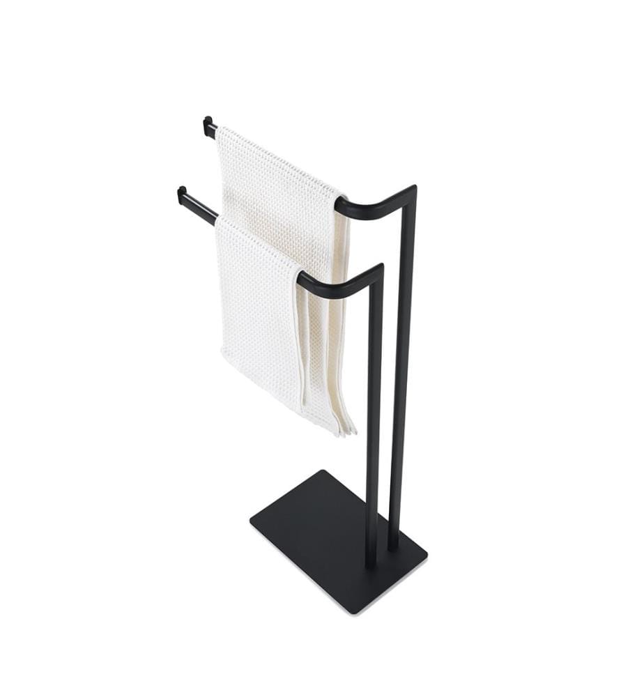 Porta asciugamani Pebble - Nero
