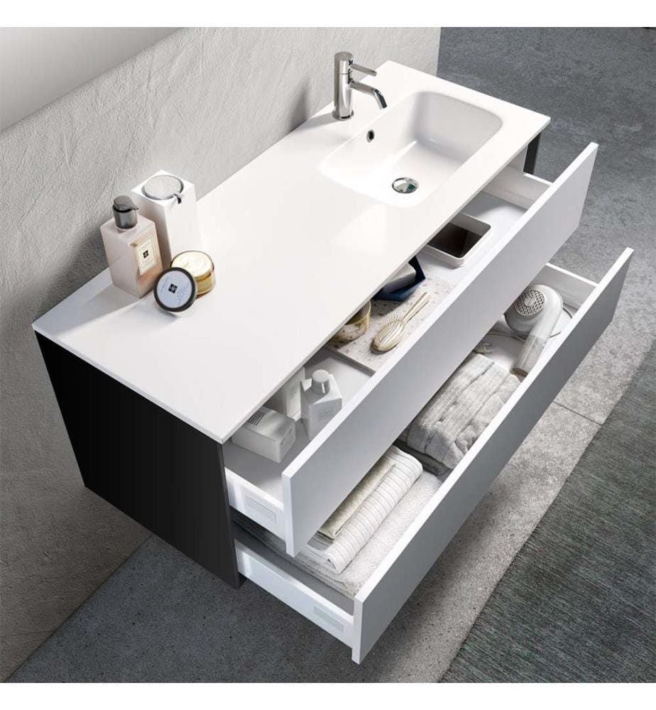 Salzgruppe DX Waschbecken 4-teilig Ago weiss matt