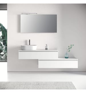 Badezimmerset 5 Teile Yoka - Weiss