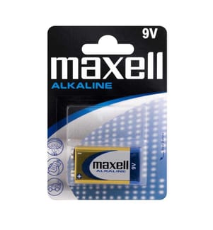 Pile alcaline Alkaline 1x 6LR61 (bloc 9V)