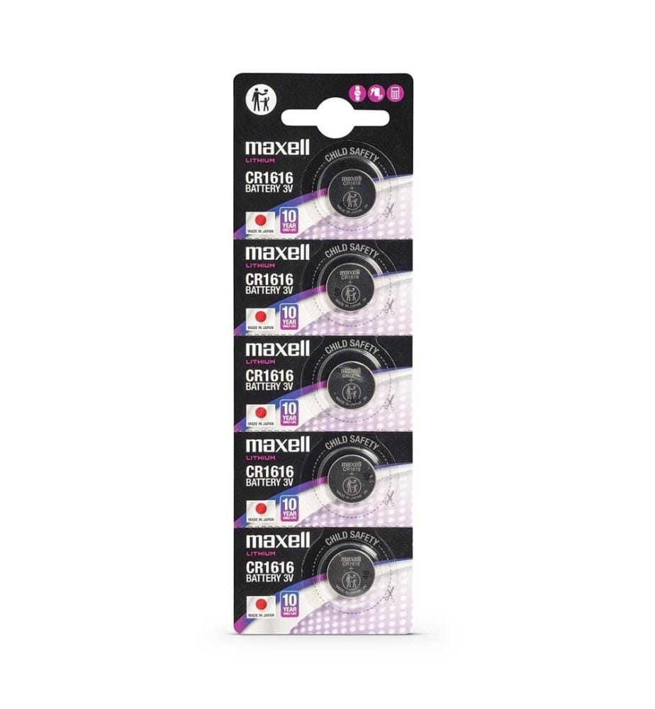 Batterie a bottone al litio 5x CR1616