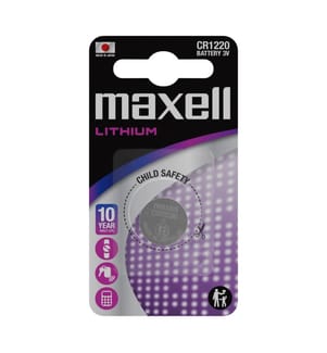 Pile bouton lithium 1x CR1220