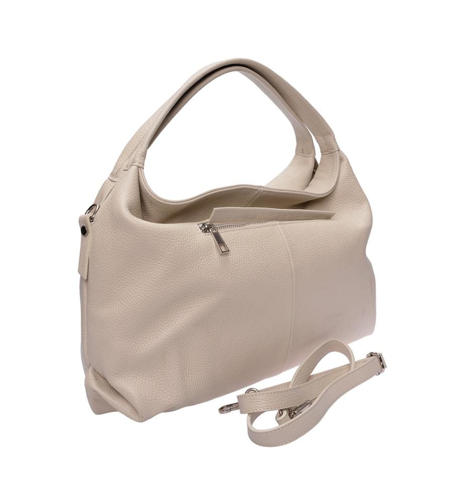 Hobo-Tasche - Beige