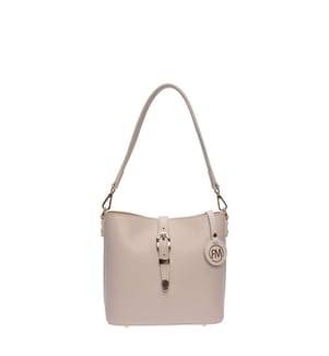 Eimer-Tasche - Beige