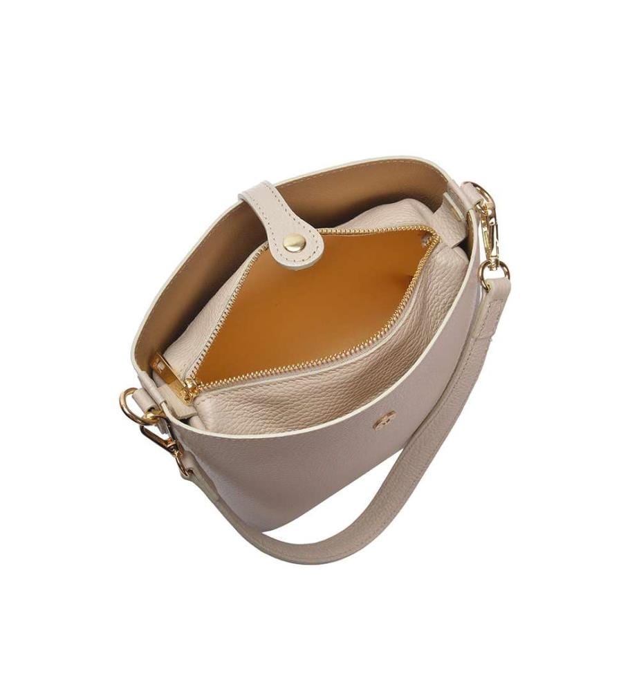 Eimer-Tasche - Beige