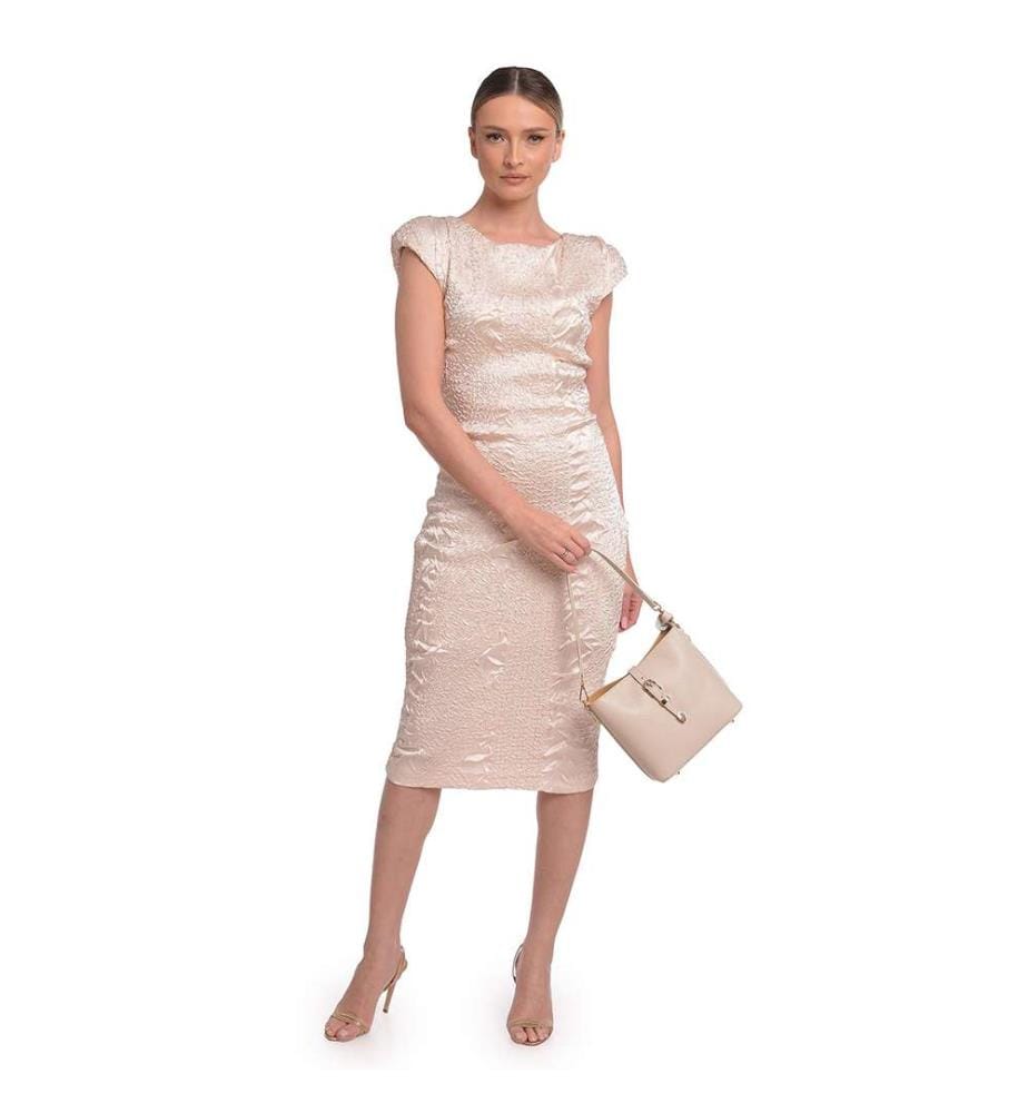 Eimer-Tasche - Beige
