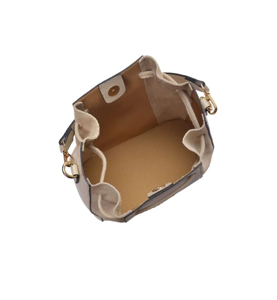Eimer-Tasche - Beige