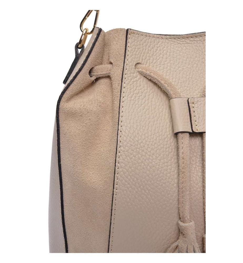 Eimer-Tasche - Beige