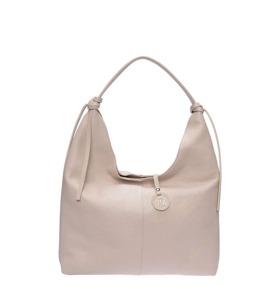 Hobo-Tasche - Beige