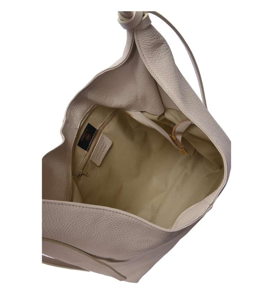 Hobo-Tasche - Beige