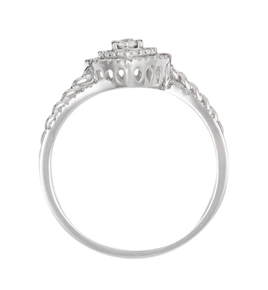 Bague en Or Amour au Premier Regard - Argenté