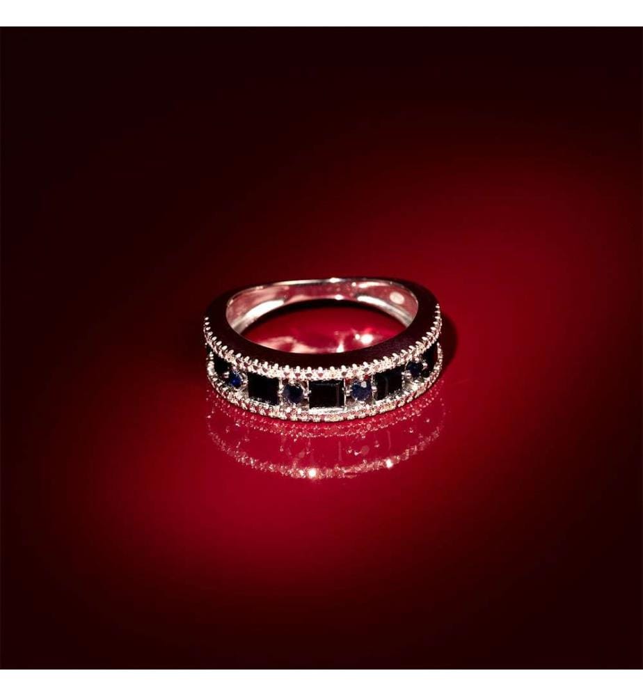 Bague Surat - Or Blanc 375/1000