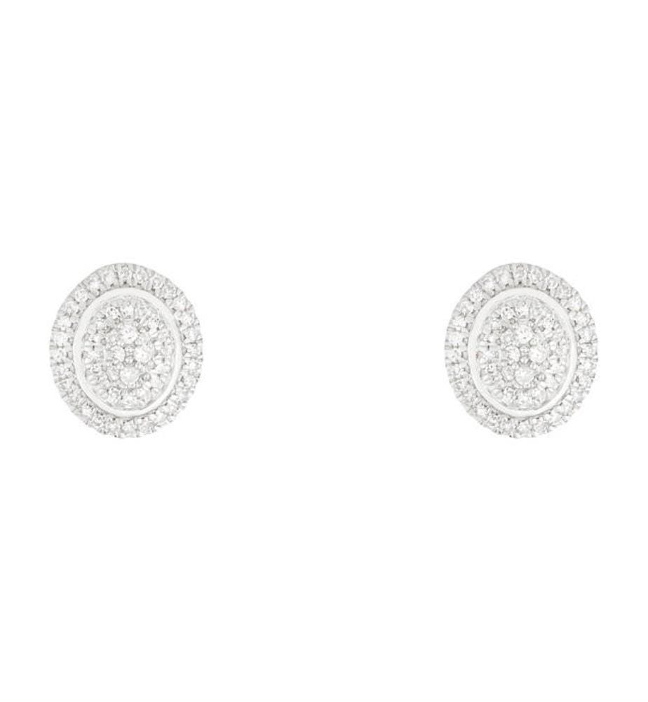 Boucles d'Oreilles Suprême - Or Blanc 375/1000
