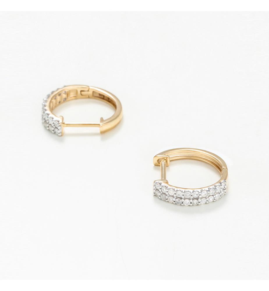 Boucles d'Oreilles Isabella - Or Jaune 375/1000
