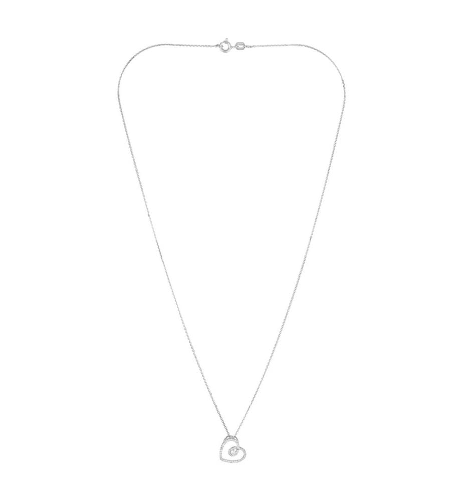 Pendentif My Sweet Love - Or Blanc 375/1000