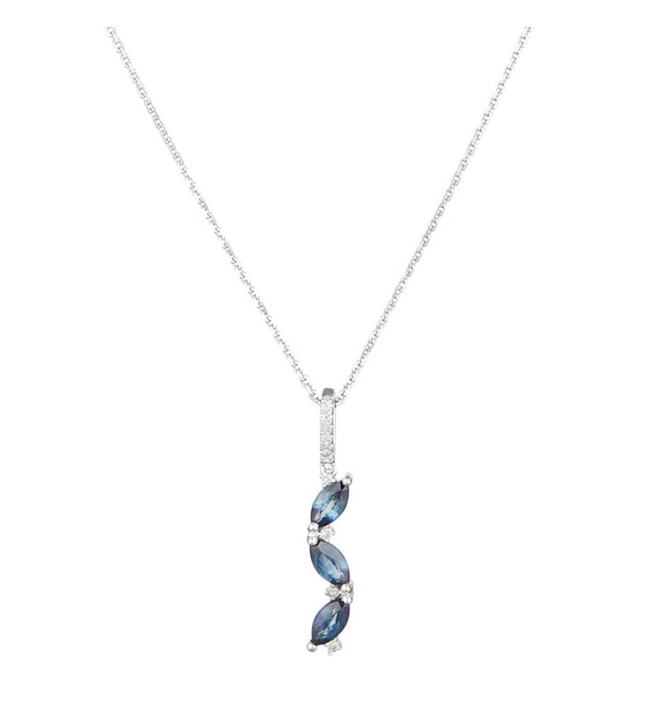 Pendentif Parmalys - Or Blanc 375/1000