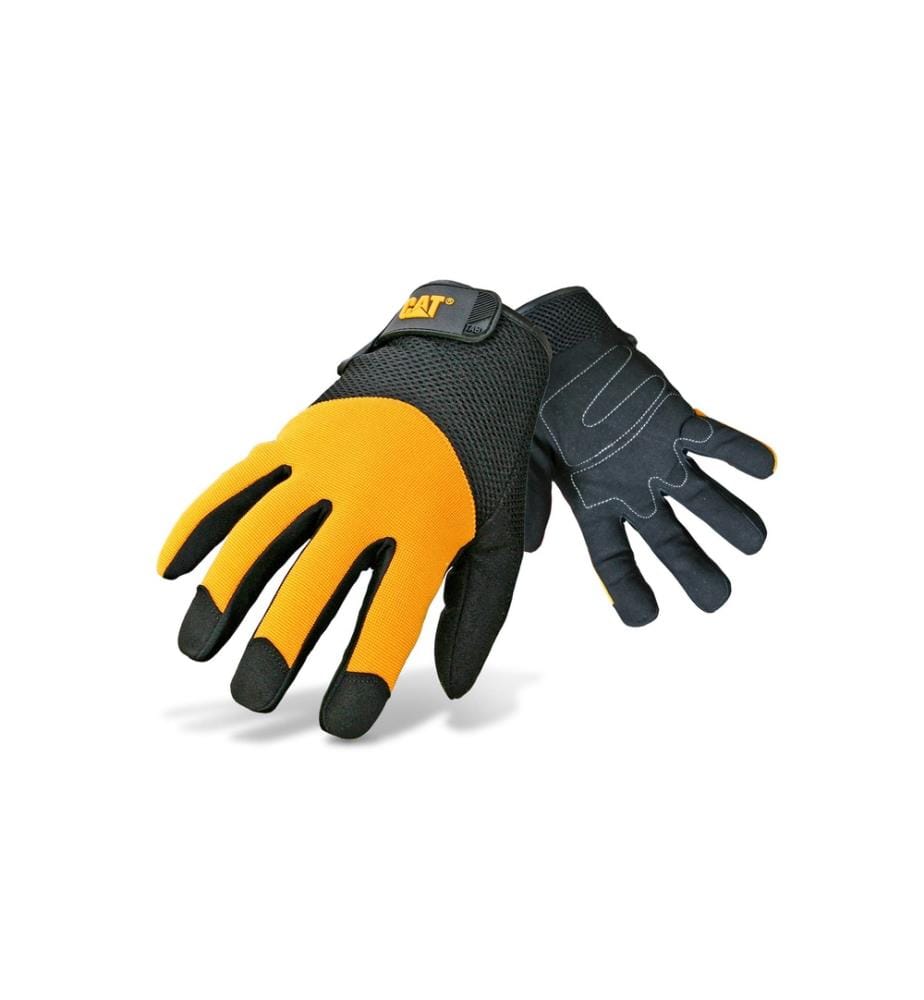 CAT - Arbeitshandschuh synthetisch, XL, Gelb/Schwarz, 1 Stück