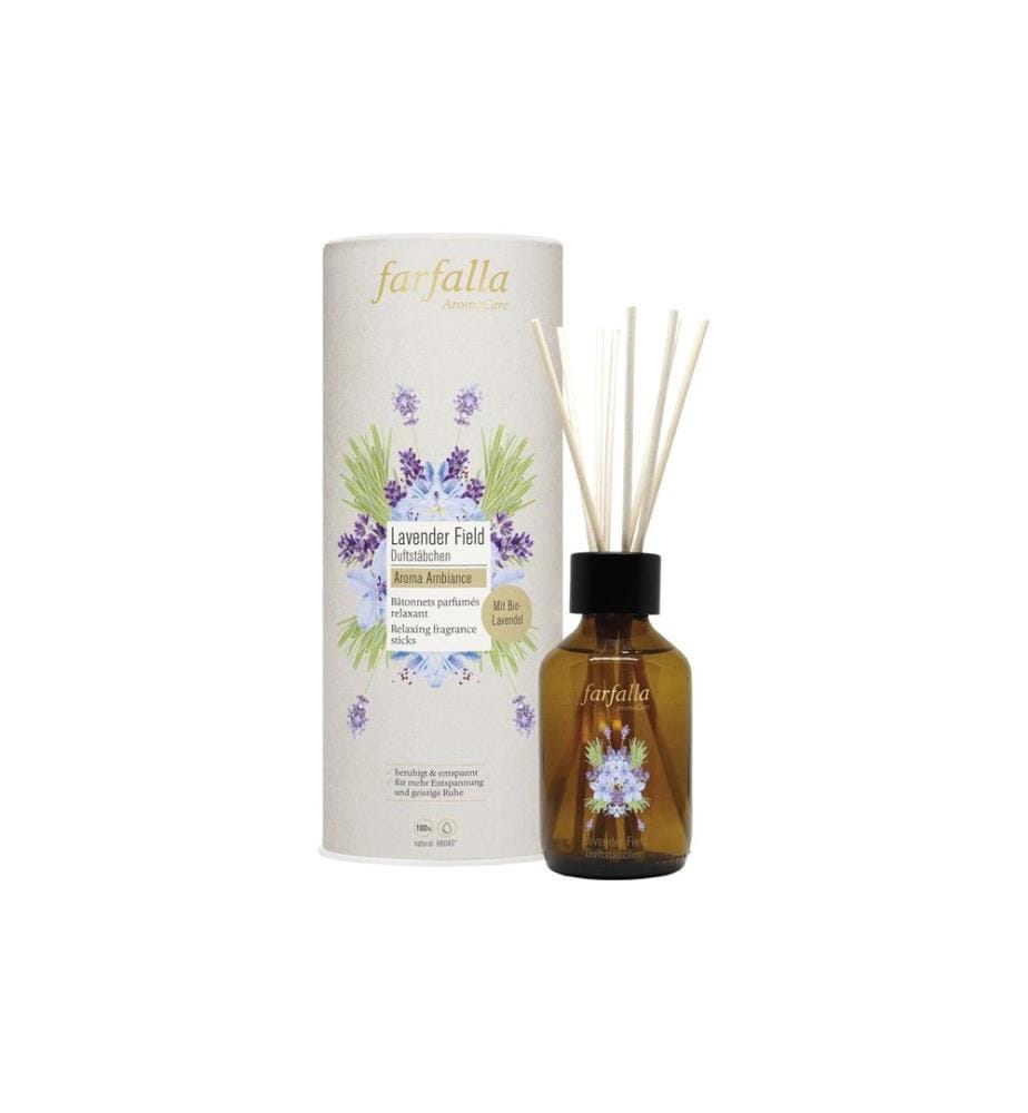 Farfalla - Bâtonnets parfumés Lavender Field Aroma Ambiance 150 ml