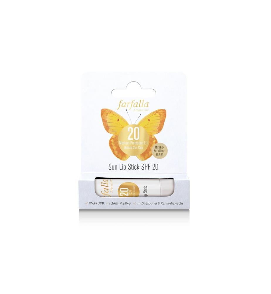 Farfalla - Stick à lèvres solaire Medium Protection E+ SPF 20 4.6 g