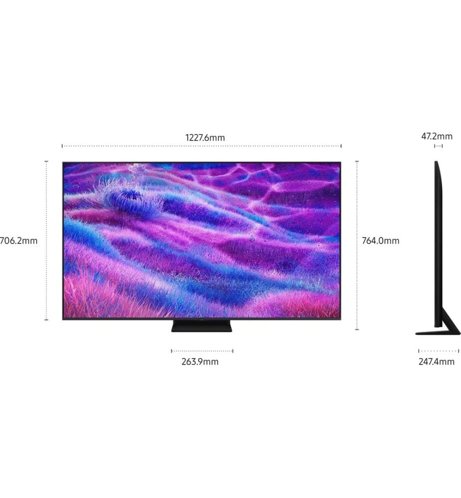 SAMSUNG - TV QE55QN80F 55' QN80F Neo QLED 4K Mini LED AI TV, 2025