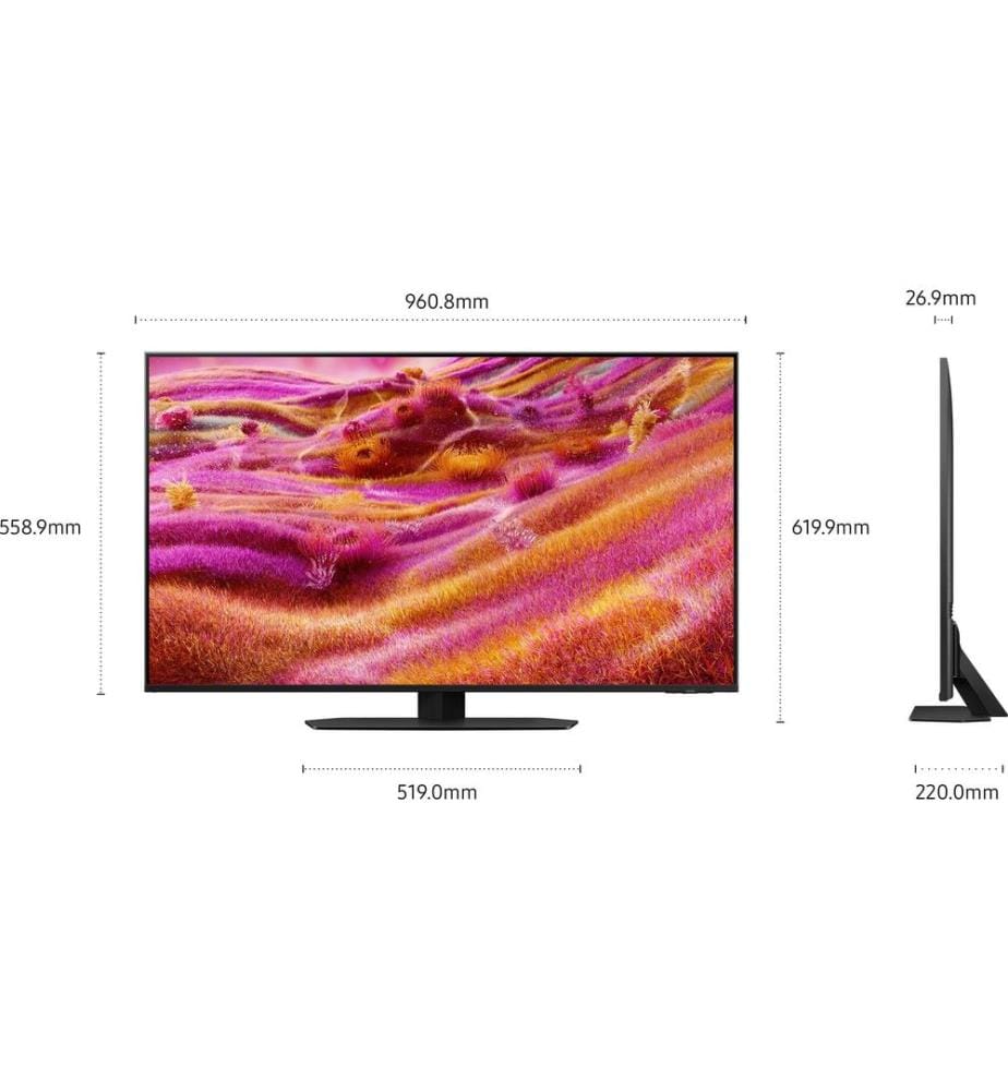 SAMSUNG - TV QE43QN90F 43'' QN90F Neo QLED 4K Mini LED AI TV, 2025