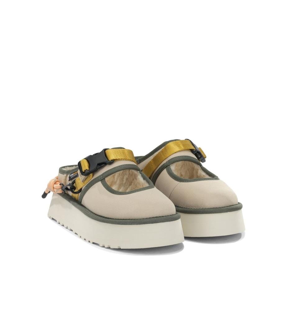 „Bea Wildwood“ Mary-Jane-Ballerinas – Beige