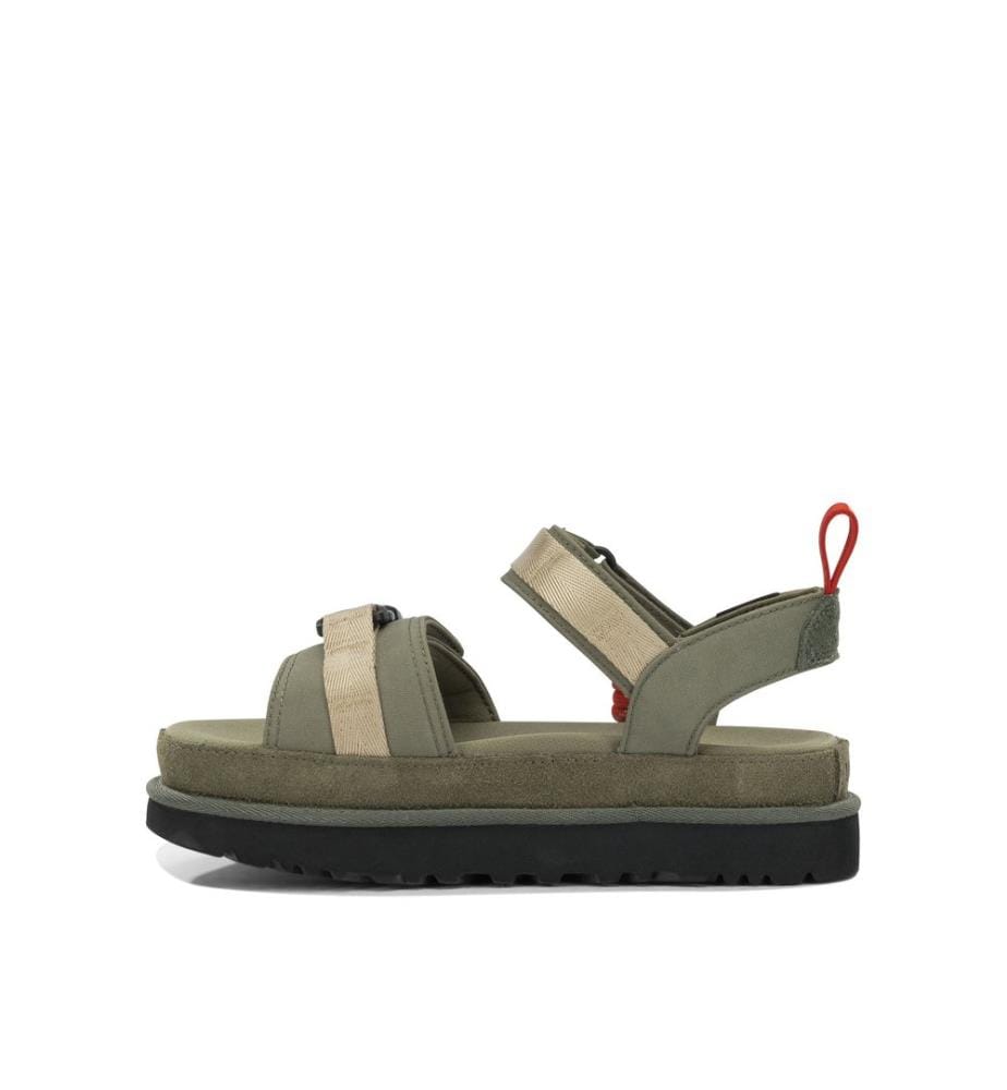 „Goldenstar Wildwood“ Flache Sandalen – Grün