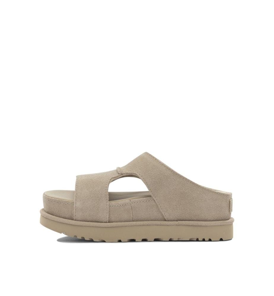 „Goldenstar Hi Cutout“ Pantoletten – Beige