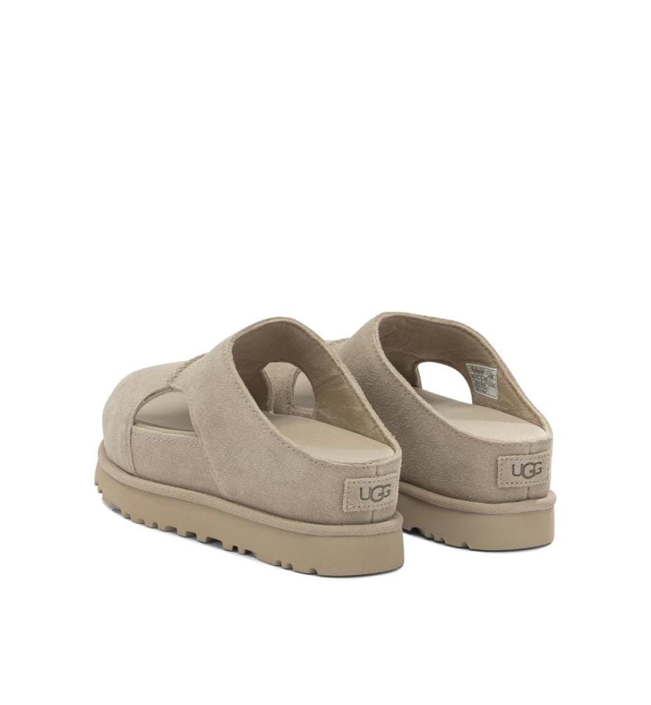 „Goldenstar Hi Cutout“ Pantoletten – Beige
