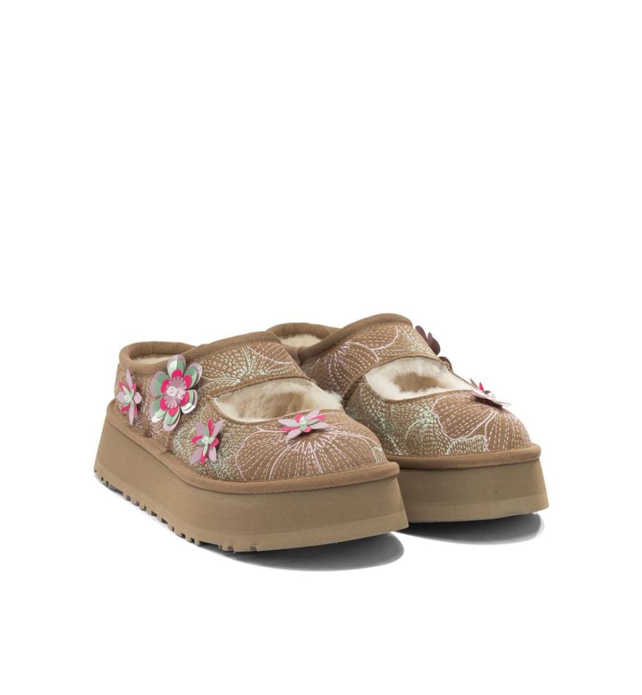 „Bea Meadow“ Mary-Jane-Ballerinas – Braun